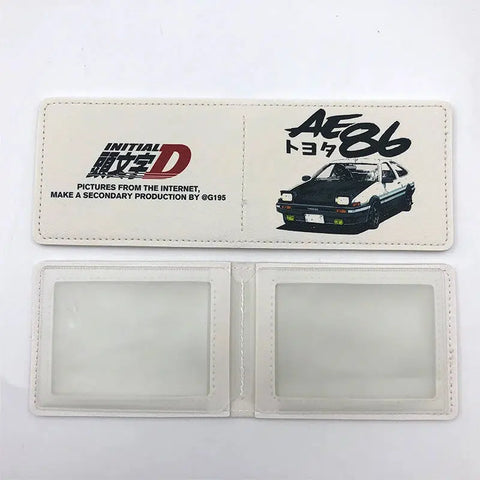 Jdm Wallet D Fujiwara Tofu Style Ultra Thin