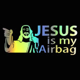 Jesus Is My Airbag Jdm Stickers on Cars