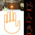 LED Illuminated Middle Finger Gesture Light Gesture