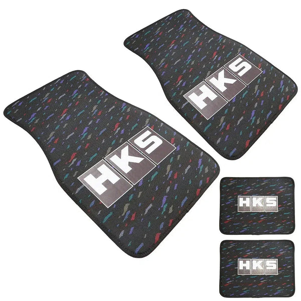 Le Mans Confetti Fabric Jdm Car Floor Mats