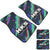 Le Mans Confetti Fabric Jdm Car Floor Mats