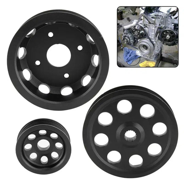 Lightweight Crank Pulley Kit For Nissan Silvia 240SX S14 S15 SR20