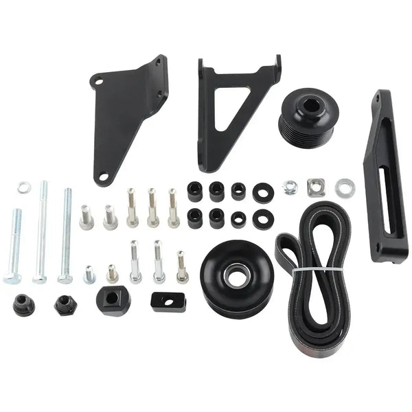 Lightweight K-Series A/C & P/S Delete Pulley Kit for K20 K24 Engines