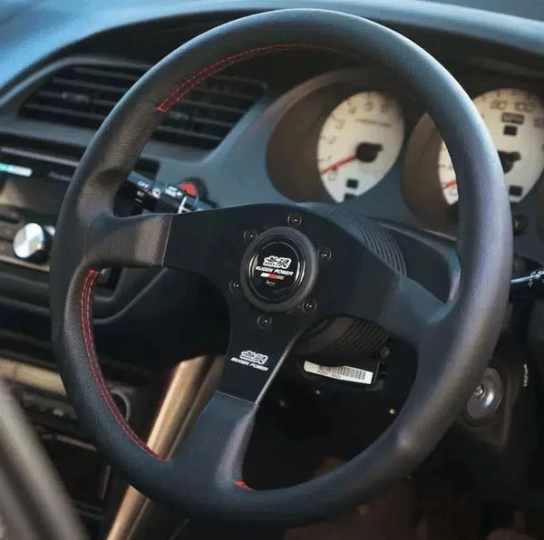MGN Steering Wheel 350mm 14in Leather