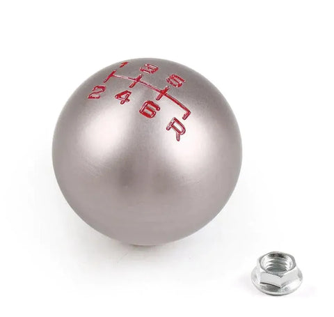 thumbnail image 2 of JDM Style 54mm Pearl Orange Round Ball Shift Knob - Universal Manual Gear Knob 2 of 6