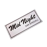 Mid Night Car Special Slap Sticker