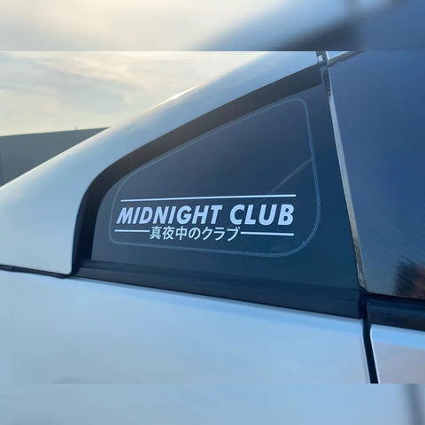 Mid Night Racing Sticker Midnight Club Decal