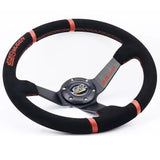 Mugen 350mm Suede Steering Wheel