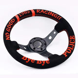 NGR Kanjo Steering Wheel Suede - 13/14 Inch