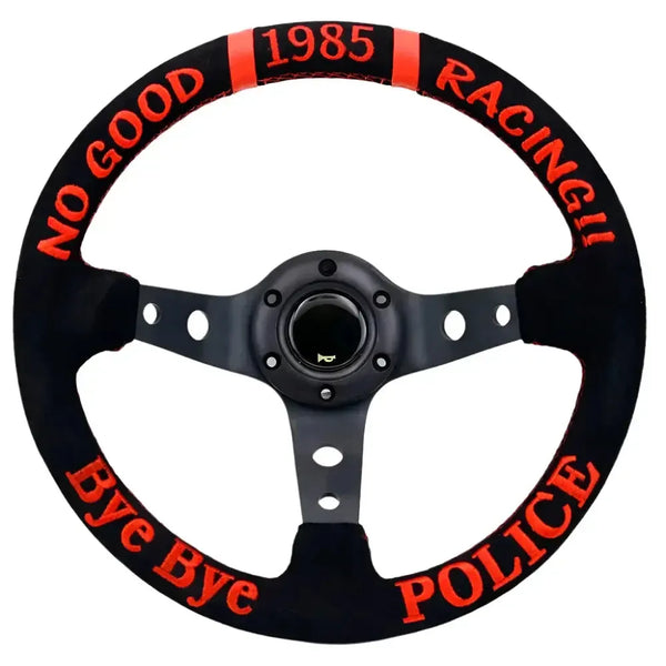 NGR Kanjo Steering Wheel Suede 350mm