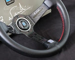 Nardi 350MM 14' Carbon Fiber Deep Steering Wheel