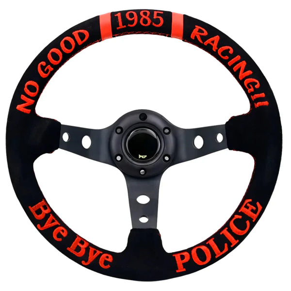 NGR Kanjo Steering Wheel Suede - 13/14 Inch