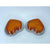 Orange LED Heart Shape Side Marker Indicators (Pair)