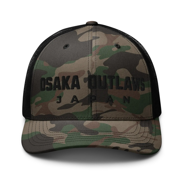 Osaka Outlaws Black Camo Cap