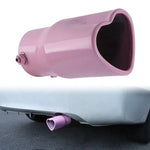 Pink Heart Exhaust Tip