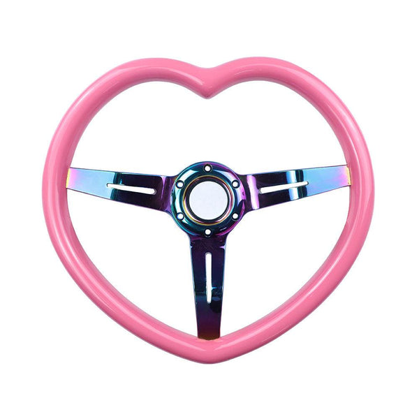 Heart Shaped Steering Wheel - JDM Performance