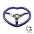 350mm 13.77" Universal Heart Shaped Purple Steering Wheel JDM Performance