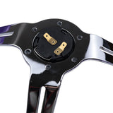 350mm 13.77" Universal Heart Shaped Purple Steering Wheel JDM Performance