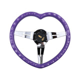 Purple Steering Wheel Heart Steering Wheel 350mm