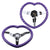 Purple Steering Wheel Heart Steering Wheel 350mm