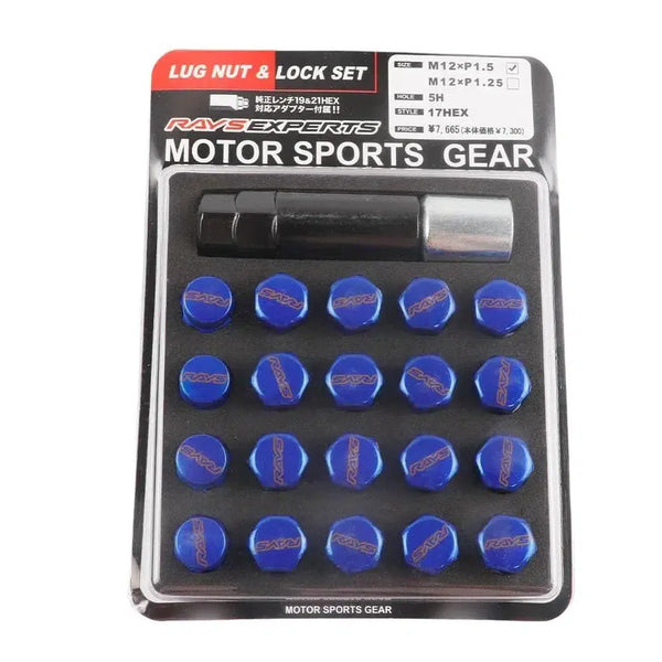 RSpec V-Lines 17 HEX Steel Tuner Lug Nuts