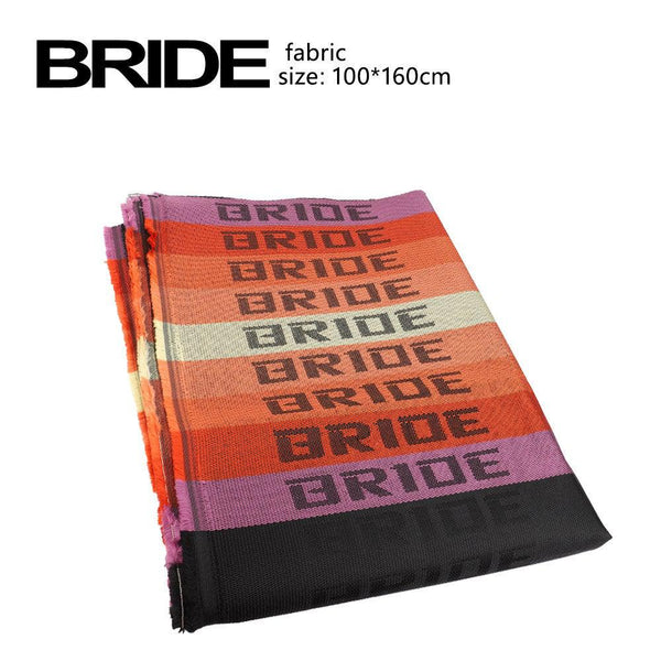 Rainbow JDM Bride Fabric: Premium Race Car Fabric for Interior Customization