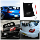 Rear Wing Spoiler Stabilizer Support for Subaru STi 2004–2007