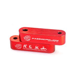 Red JDM Hood Spacer Risers Honda Civic