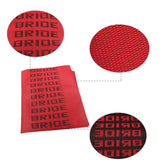 Red/Black JDM Fabric for Custom Car Interiors