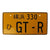 Retro Japanese JDM License Plate Racing