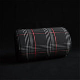 Tartan Fabric Car Headrest Pillow