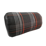 Tartan Fabric Car Headrest Pillow