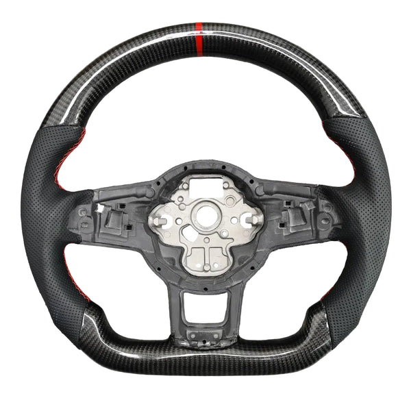 Carbon Fibre Steering Wheel for VW Golf MK7/7.5 GTI GTE / Tiguan / GLI
