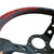 Team Vertex Steering Wheel 13inch Red