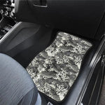 Sakura Wave Black Fabric Car Floor Mats