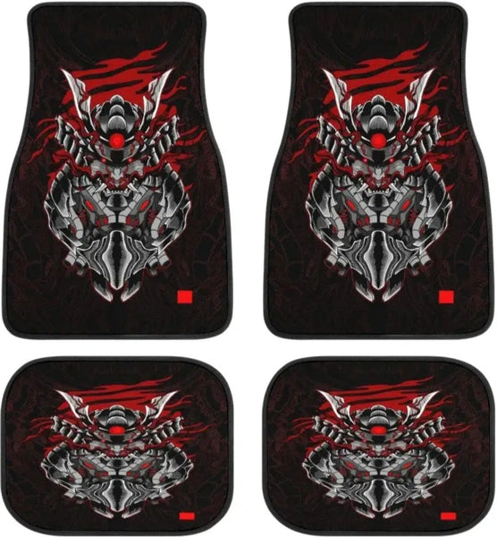 Samurai Mask Car Floor Mat