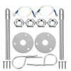 Stainless Steel Hood Pin Lock Kit