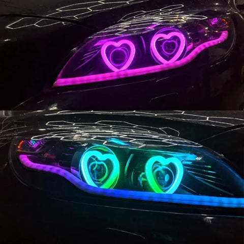 Heart Shaped Lights - Halo Angel Eyes