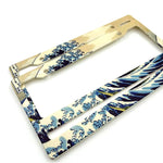 Japanese Wave License Plate Frame Cover