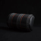 Tartan Fabric Car Headrest Pillow