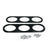 Aluminum Rear Bumper Air Diversion Diffuser Panel