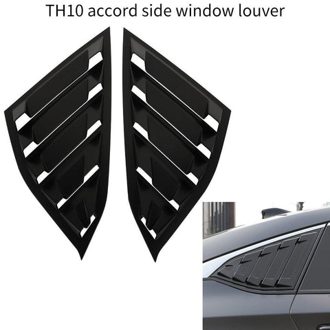 Side Vent Window Quarter Louver Cover For Honda Accord 2018-2022 JDM Performance