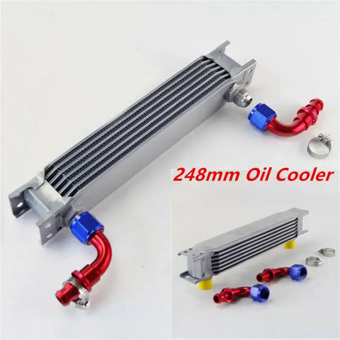 Silver 7 Row Oil Cooler Kit AN10 Engine