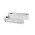 Silver JDM Hood Riser Vent Spacer Honda Civic