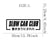 Slow Car Club Sticker Decals