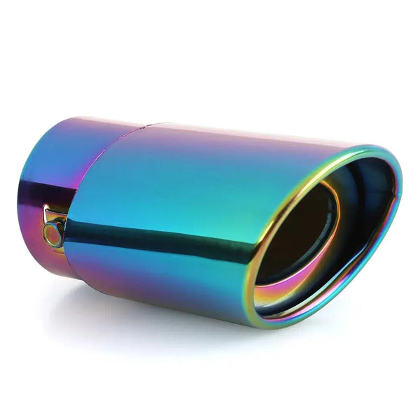 Stainless Steel Muffler Straight Tip Neo Chrome