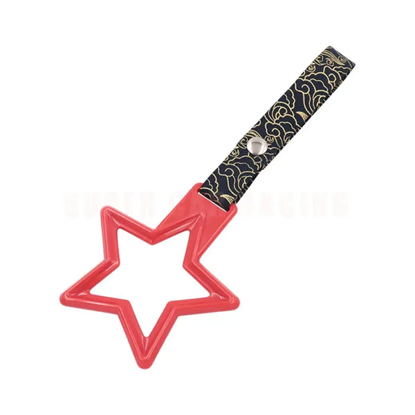 Star Shape Styling JDM Tsurikawa Handle Ring Subway Train Bus Handle Strap Charm Drift Car Decoration Accessories For Universal