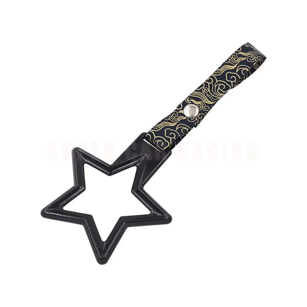 Star Shape Styling JDM Tsurikawa Handle Ring Subway Train Bus Handle Strap Charm Drift Car Decoration Accessories For Universal