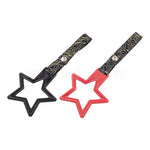 Star Shape Styling JDM Tsurikawa Handle Ring Subway Train Bus Handle Strap Charm Drift Car Decoration Accessories For Universal