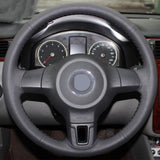 Steering Wheel Cover For VW Golf 6 Polo MK 5 10-13 JDM Performance